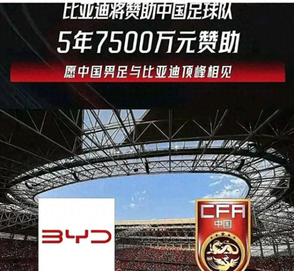 国足进军世界杯赛  有希望, 比亚迪7500万赞助国足, 是孤勇还是昏招?