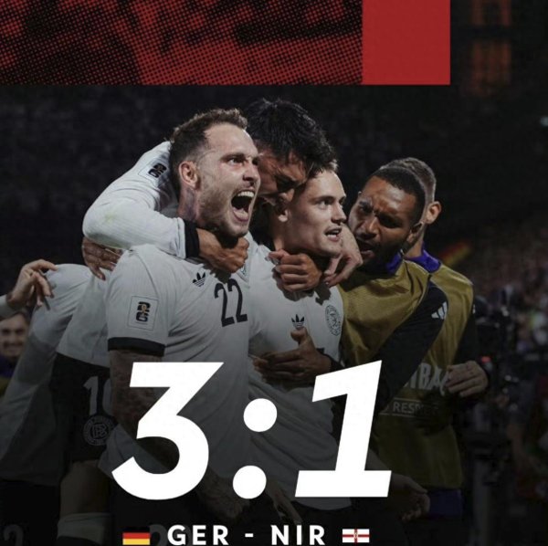 德国队3-1获首胜, 验出水货前场球员: 8500万转会纽卡, 7场1球现原形