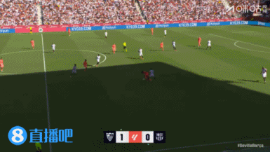 巴萨0-2追赶  塞维利亚！孔德中场球员丢球被打反击，罗梅罗包抄破门