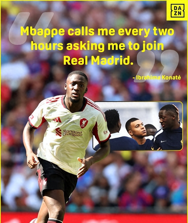 邀请奥丽塞和科纳特加盟皇马, 难不成姆巴佩在皇马也有总监的职务