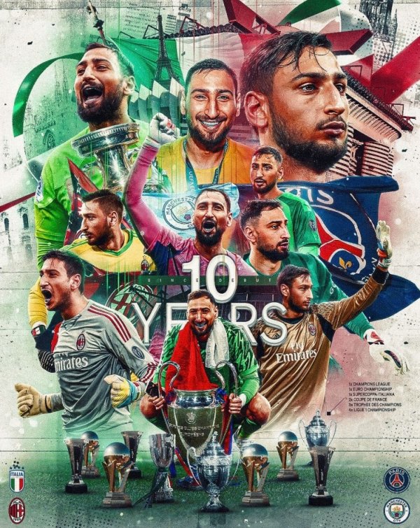 多纳鲁马社媒晒海报：很自豪10年前的今天完成职业生涯首秀